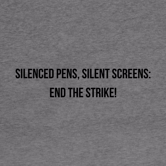 Writers Strike by Elongtees